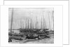 Junks and sampans near the French Concession, Shanghai by Kenneth Hurlstone Jones