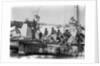 Jalboot crew drifting across a pearl bank by Alan Villiers