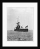 Battleship HMS 'Bellerophon' (1907) at anchor at Spithead, with awning rigged aft by unknown