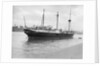 Training ship HMS 'Buzzard' (1887, RNVR) moored at the Embankment, London by unknown