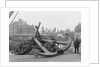 Two anchors and cable from the 'Preussen' (Ge, 1902)  on the quayside at Dover by unknown