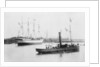 'Alexandre' (Fr, 1902) taking the water at her launch by Unknown