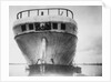 'City of Adelaide' (1864) hospital hulk at anchor in Southampton, England: close up of stern by unknown