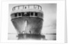 'City of Adelaide' (1864) hospital hulk at anchor in Southampton, England: close up of stern by unknown