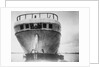 'City of Adelaide' (1864) hospital hulk at anchor in Southampton, England: close up of stern by unknown
