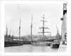 'Frideborg' (Fi, 1866) in Regent's Canal Dock, amongst lighters by unknown