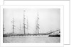 The 'Harbinger' (Br, 1876) at quayside by unknown