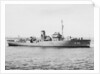 Flower-class corvette, HMS 'Lavender', off Aberdeen Beach by unknown