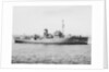 Flower-class corvette, HMS 'Lavender', off Aberdeen Beach by unknown