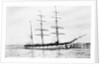 Photograph of the 3 masted barque 'Lanarkshire' (1873)  at quayside by unknown