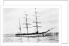 Photograph of the 3 masted barque 'Lanarkshire' (1873)  at quayside by unknown