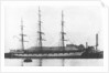 A three masted ship 'Loch Etive' (Br, 1877) at quayside by unknown