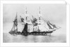 'Parsee' (Br, 1868) at anchor, drying sails by unknown