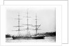 Photograph of 'Pericles' (1877) at moorings by unknown