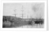 3 masted barque 'Queen of the East' (1853) at Moss by unknown