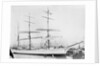 'Silverstream' (B, 1891) 3 masted barque, W P Herdman, Carrickfergus: at quayside by unknown