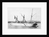'Sussex' (Br, 1866), moored at Falmouth, dismasted, fore and main topmasts lost by unknown