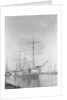 'Tijuca' (Fr, 1892) at moorings at Buenos Aires with a temporary rig by Unknown