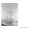 'Tijuca' (Fr, 1892) at moorings at Buenos Aires with a temporary rig by Unknown