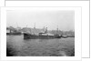 'Dunstanburgh' (Br, 1912) general cargo, short sea, at moorings in the Thames by Unknown