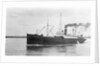 General cargo short sea vessel 'Lindisfarne' (Br, 1925) Tyne-Tees Steam Shipping Co Ltd, under way in the Thames by unknown