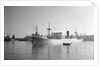 General cargo 'Queen Anne' (Br, 1943) ex 'Kelmscott', in Cape Town harbour by unknown