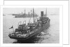 HMS 'Redbreast' (1908) under way in a crowded anchorage in the Eastern Mediterranean by unknown
