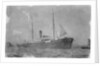 General cargo ship 'Tak Sang' (Br, 1892) Indo-China S.N. Co Ltd, at anchor by Unknown