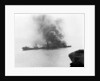 'War Knight' (Br, 1917), on fire in Freshwater Bay, Isle of Wight by unknown