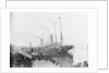 'Lake Champlain' (Br, 1900), at quayside, Liverpool landing stage by unknown