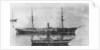'Rhone' (Br, 1865), passenger/cargo liner, at anchor by unknown