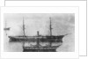 'Rhone' (Br, 1865), passenger/cargo liner, at anchor by unknown