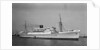 Passenger liner 'Dunnottar Castle' (Br, 1936), Union-Castle Mail S S Co. Ltd, under way at Beira by unknown