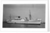 Passenger liner 'Dunnottar Castle' (Br, 1936), Union-Castle Mail S S Co. Ltd, under way at Beira by unknown