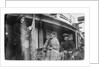 Apprentice Williams and others making sennit mats aboard 3 masted ship 'Zealandia' (Br, 1869), Shaw, Savill & Albion Co Ltd by unknown