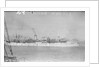 A starboard near beam from just forward of broadside view of 'Corner Brook' (1925) in port by unknown