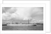 'Empire Outpost' (Br, 1943) at anchor in the Clyde anchorage by unknown