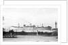 Cargo liner 'Manchester Port' (1935) under tow with topmasts struck by unknown