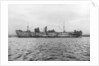 Photograph of general cargo vessel Nailsea Moor (1937) at moorings in 1943 by unknown