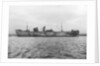 Photograph of general cargo vessel Nailsea Moor (1937) at moorings in 1943 by unknown