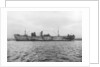 Photograph of general cargo vessel Nailsea Moor (1937) at moorings in 1943 by unknown