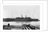 'Otranto' (Br, 1925), at quayside as a troopship by unknown