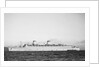 The 'Queen Elizabeth' (Br, 1940) at anchor, possibly in the River Clyde by unknown