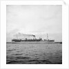 'Ranchi' (Br, 1925), under tow as a troopship by unknown