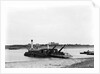 The steam chain ferry 'Lady Quilter' (1894) on the Felixstowe side of the River Deben, with Bawdsey Manor in the background by Smiths Suitall Ltd.