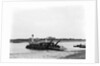The steam chain ferry 'Lady Quilter' (1894) on the Felixstowe side of the River Deben, with Bawdsey Manor in the background by Smiths Suitall Ltd.