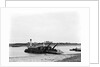 The steam chain ferry 'Lady Quilter' (1894) on the Felixstowe side of the River Deben, with Bawdsey Manor in the background by Smiths Suitall Ltd.