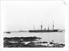 A view from Shotley with 'Adventure' (1904) and 'Ganges', ex 'Caroline' (1882) and 'Ganges II', ex 'Minotaur' (1863) at moorings by Smiths Suitall Ltd.