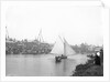 A view of the quay at Rowhedge during an unidentified festival, taken from the Wivenhoe side of the River Colne by Smiths Suitall Ltd.