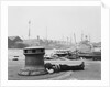 Man resting at Surrey Commercial Docks by unknown